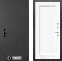 Входная дверь Лабиринт Acustic 27 Белый (RAL-9003)